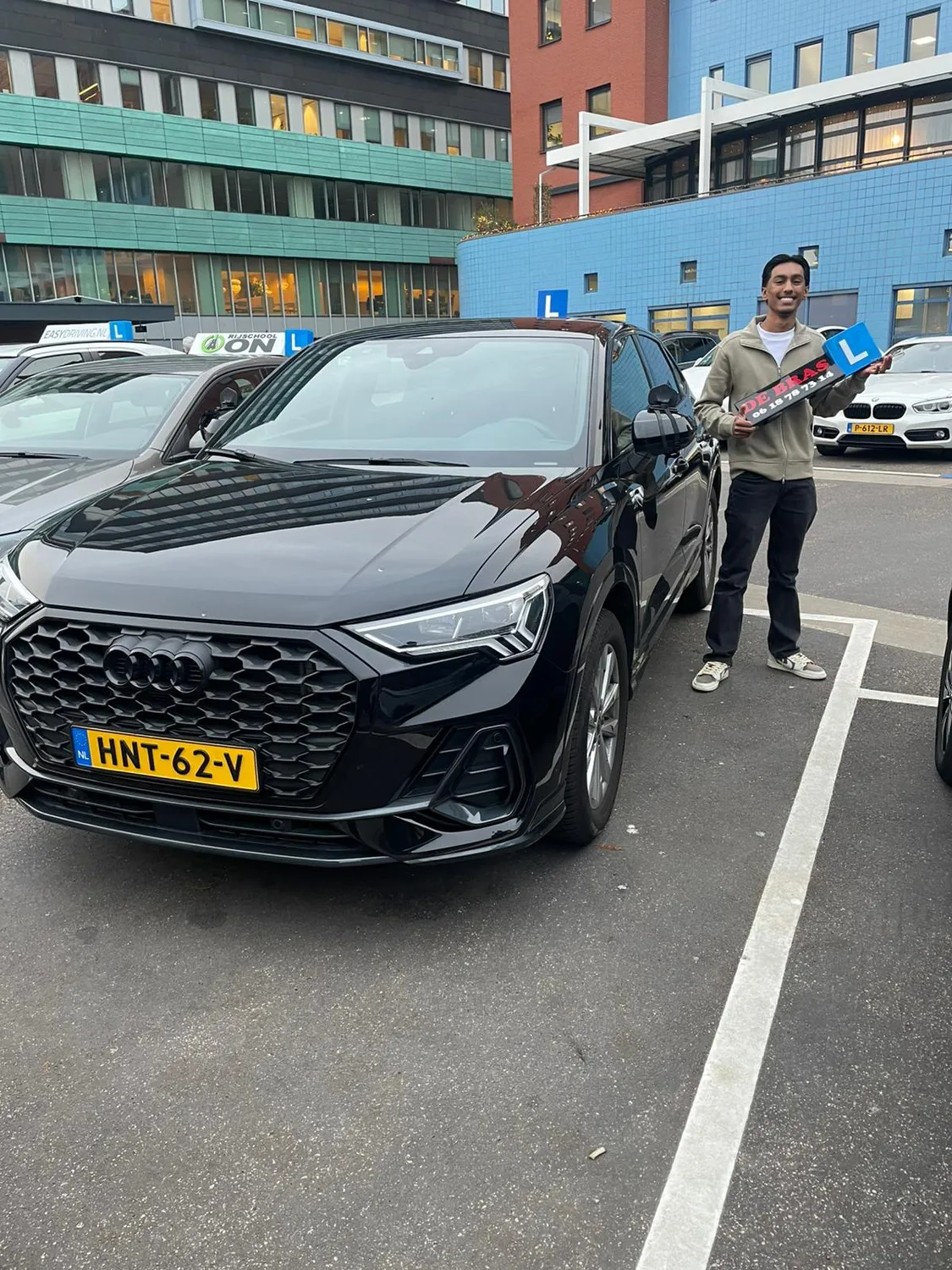 Rijbewijs behaald met felicitaties