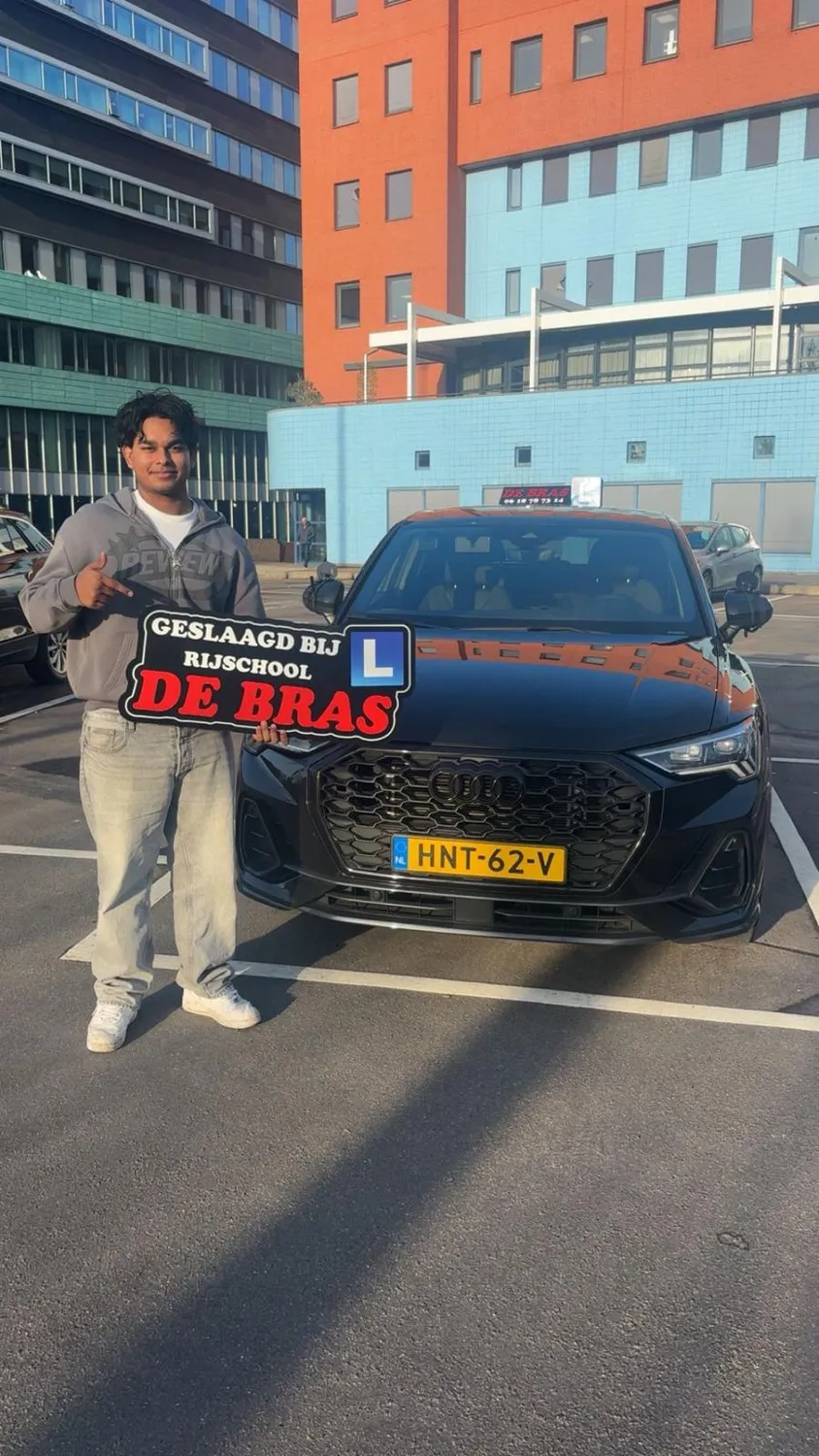 Blije geslaagde